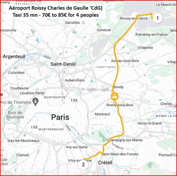 ויטרי-סור-סיין Maison Cosy 15 Mn Paris - Linges Hotel Confort מראה חיצוני תמונה
